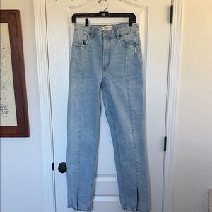 Abercrombie & Fitch Light Blue Straight Leg Jeans